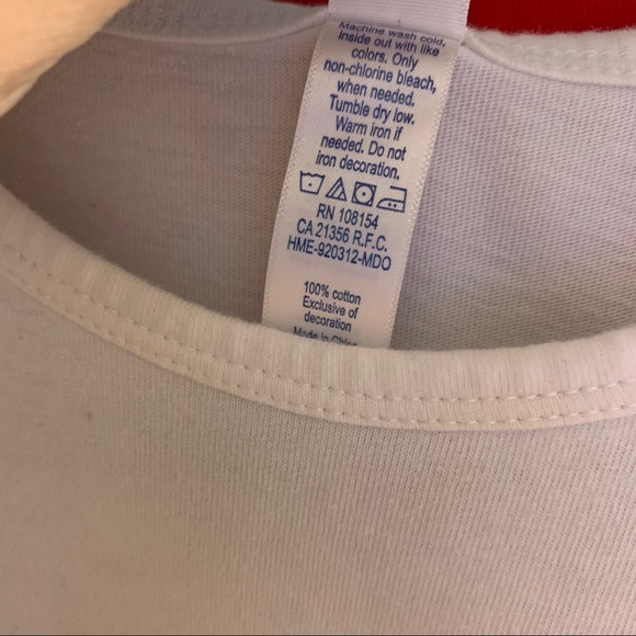 Mac & Belle- White Short Sleeve Tee Beaded Moth S - Picture 8 of 8